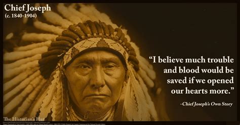 Chief Joseph Quotes
