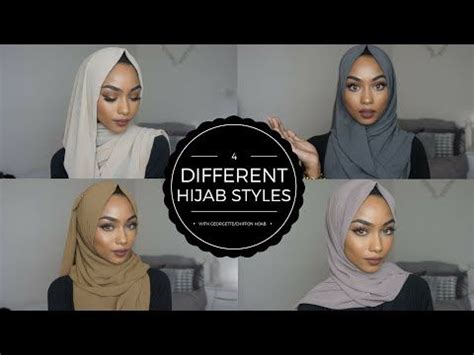 Chiffon Chest Coverage Hijab Tutorials Hijab Fashion Inspiration