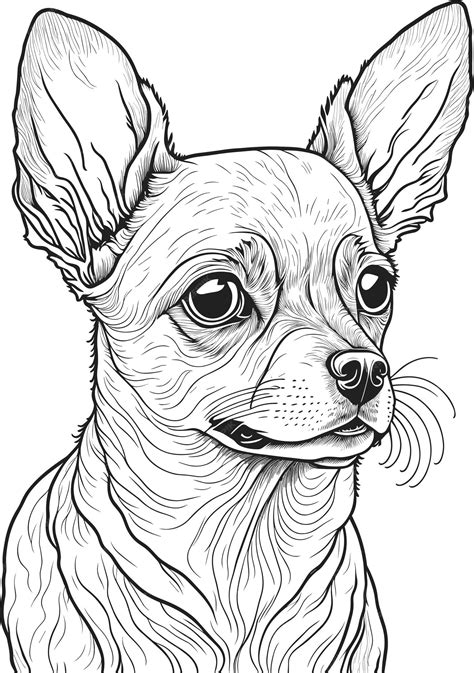 Cute Cartoon Vector Illustration icon of a Chihuahua puppy dog. It is
