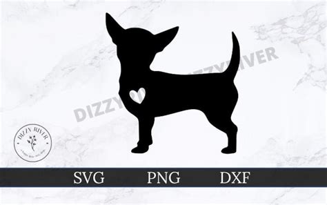 Download Chihuahua Silhouette Cut File DXF Files
