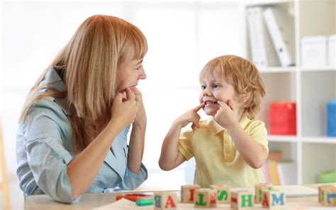 Child Receiving Speech Therapy
