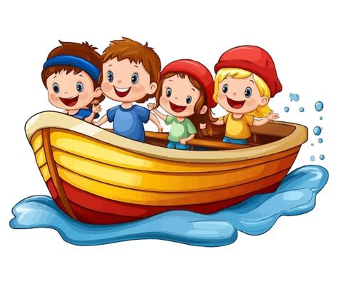 Children on boat