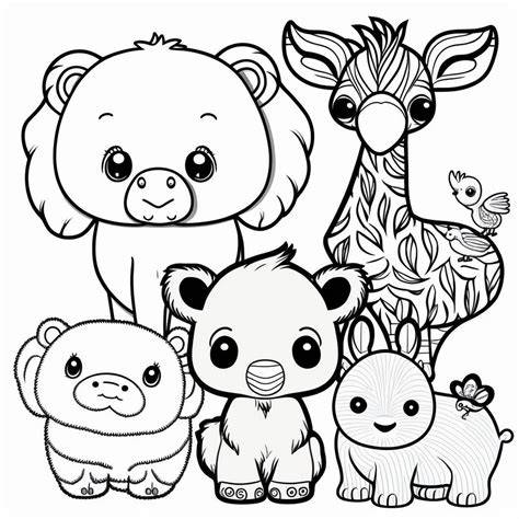 Childrens Animal Coloring Pages