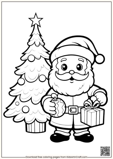 Childrens Christmas Coloring Pages Free