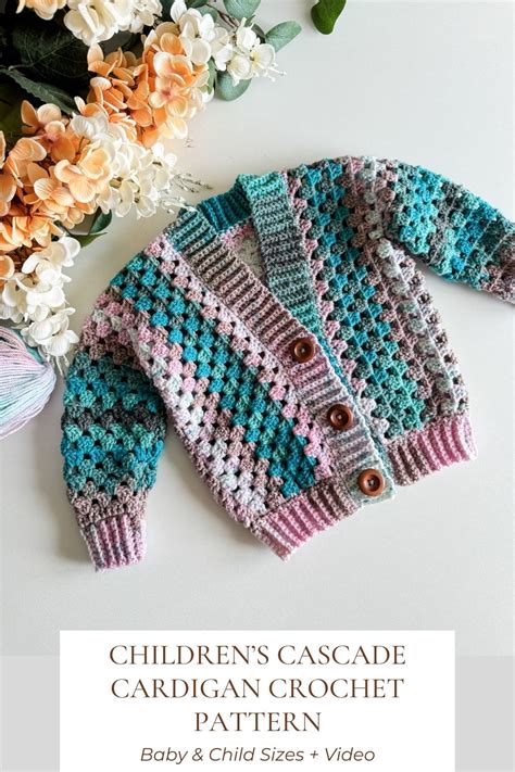 Childrens Crochet Cardigan