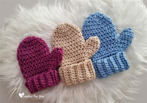 Childrens Mittens Crochet