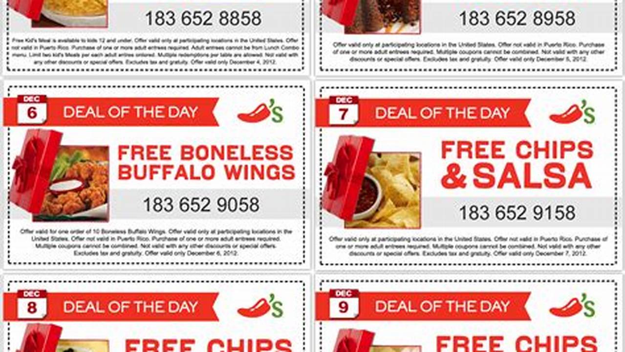 Chili's Promotion Code 2024