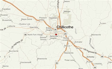 Chillicothe Ohio Street Map 3914184