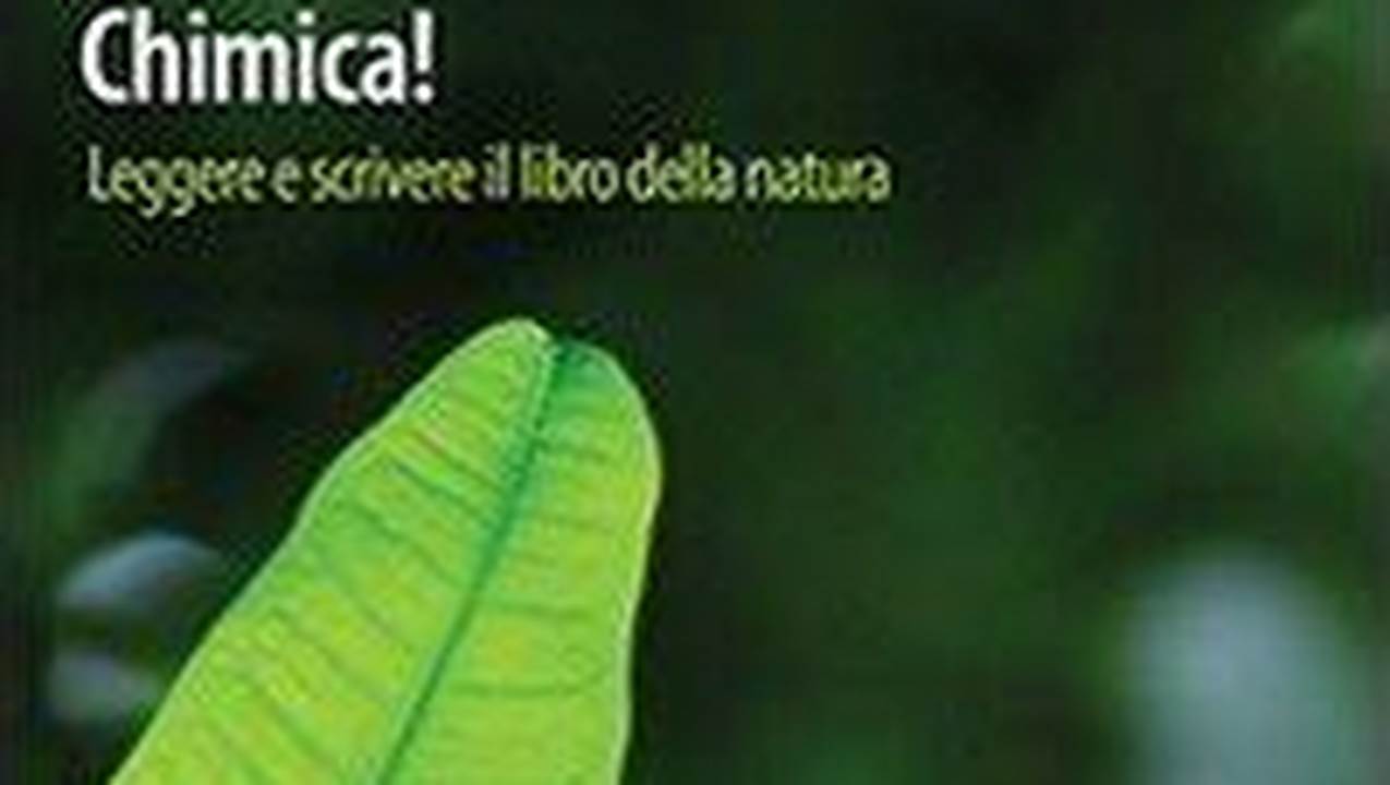 Chimica Leggere E Scrivere Il Libro Della Natura Pdf