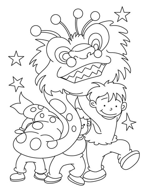 Chinese New Year Printable Coloring Pages