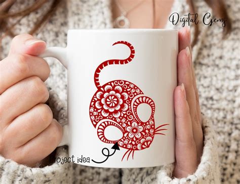 Download Chinese New Year Rat Design 2020 DXF Files