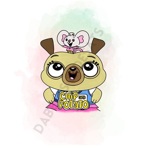 Embark on an Adorable Adventure with Chip and Potato SVG - A Must-Have for All Animated Series Fans!