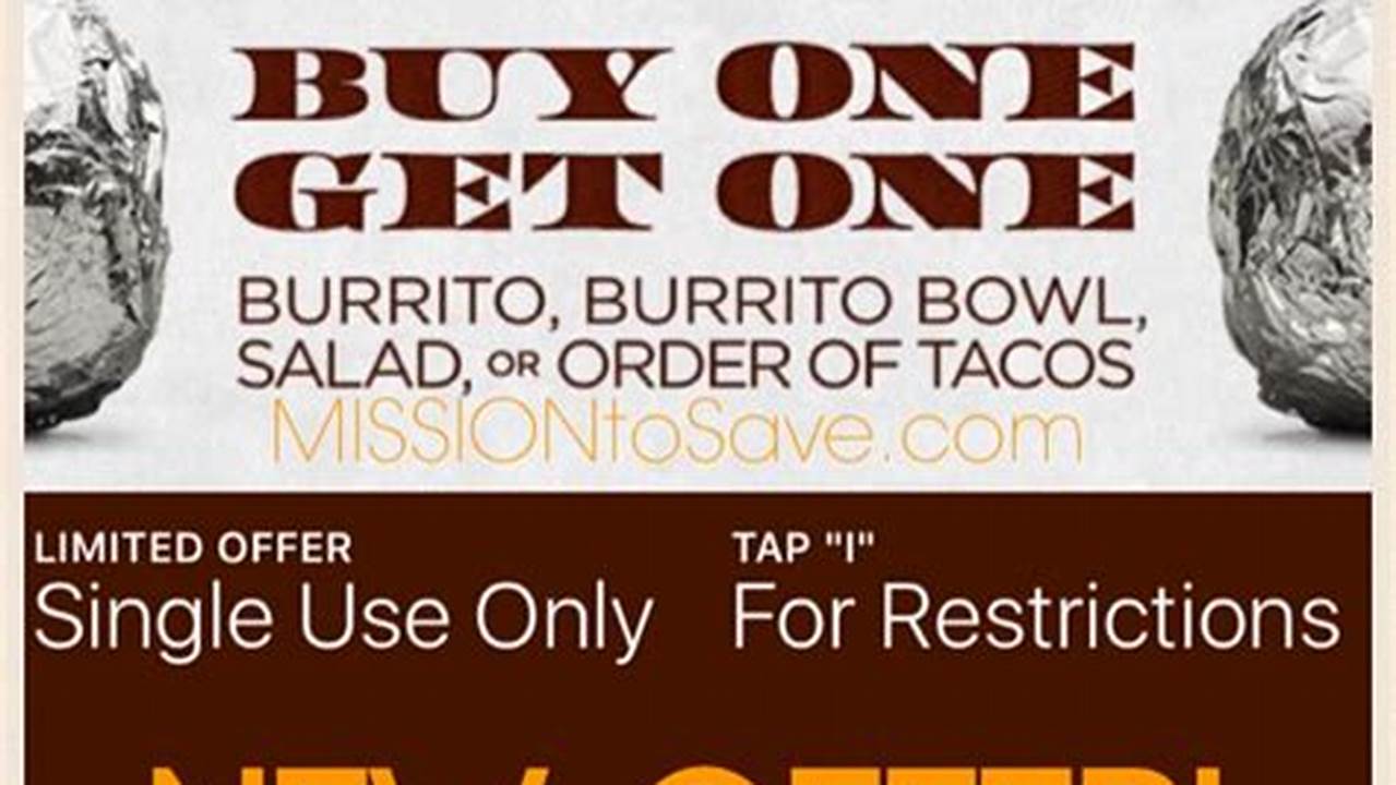 Chipotle Promo Codes May 2025