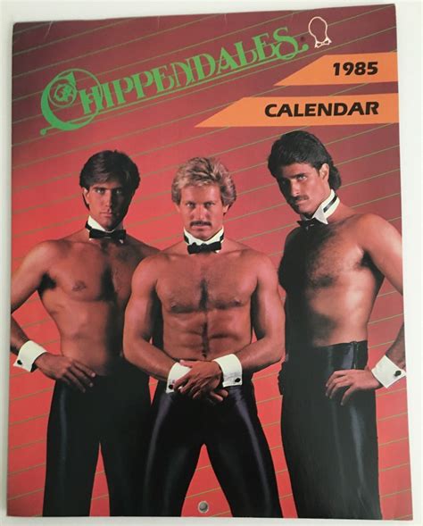 Chippendales Calendar Misprint