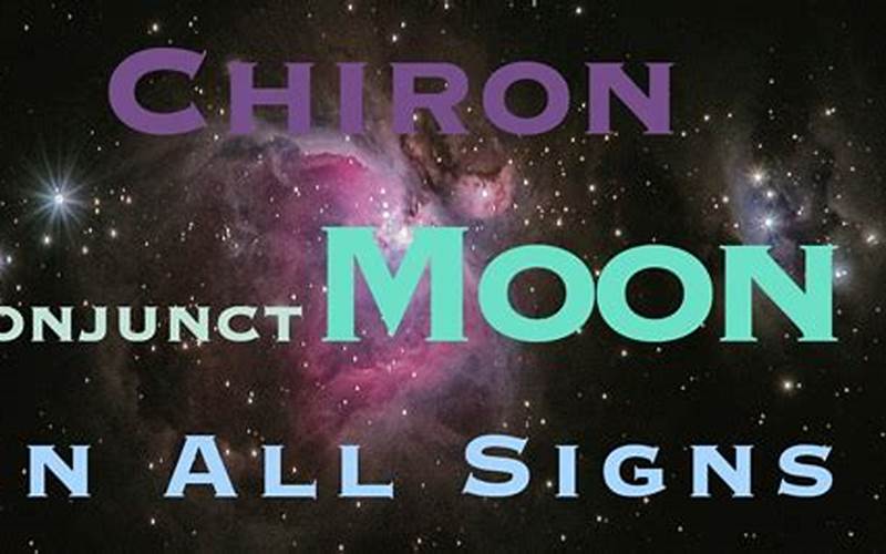 Chiron Conjunct Moon