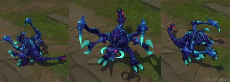 Unleash the Terror with Cho'Gath's Nightmare Skin - A Monstrously Stylish Addition to Your League of Legends Collection!