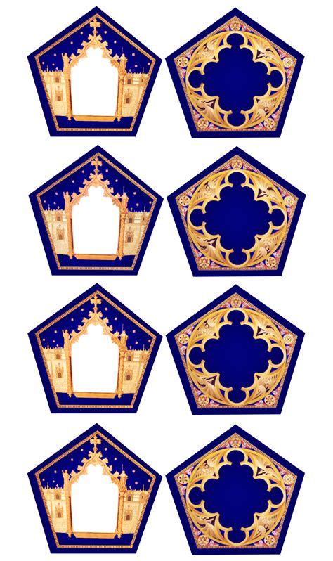 Chocolate Frog Cards Printable