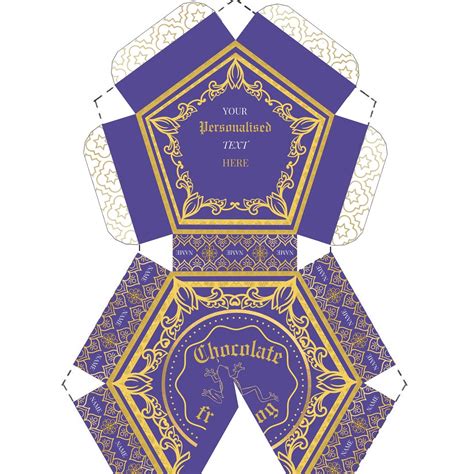 Chocolate Frog Box Template Printable