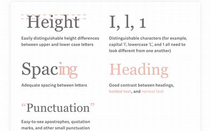 Choose A Readable Font