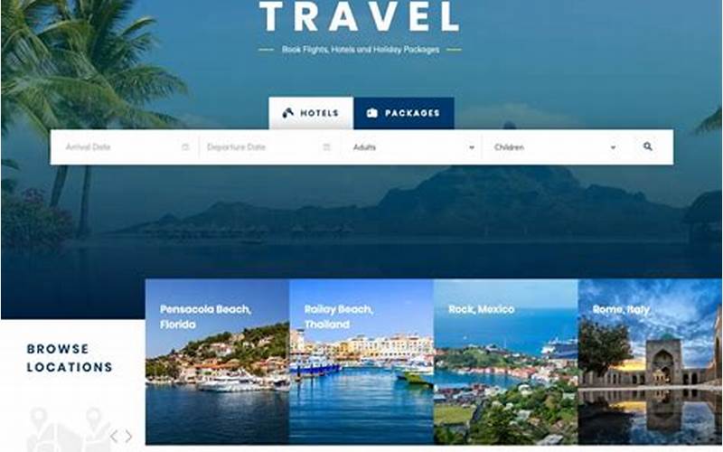Choose Right Travel Website Template WordPress