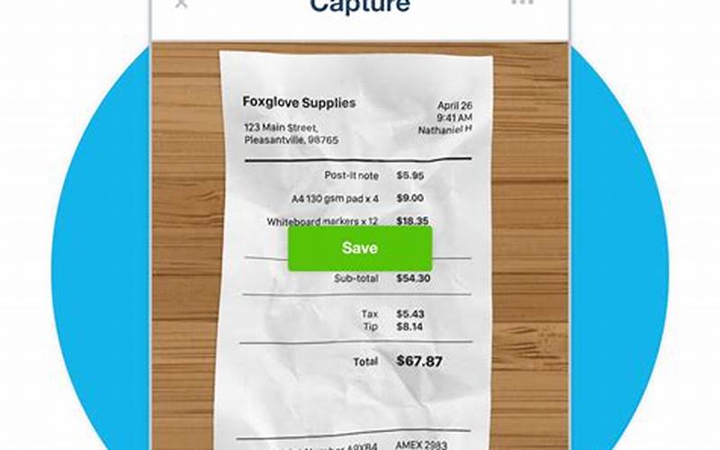 Choose The Retailer And Capture The Receipt