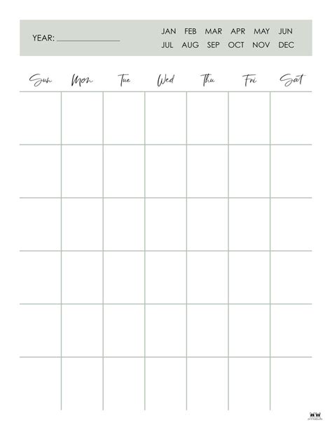 Choose a Calendar Template