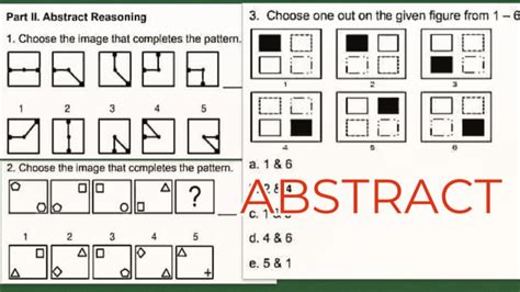 Choose an Abstract Pattern
