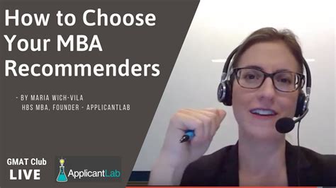 Choose and Approach MBA Recommenders
