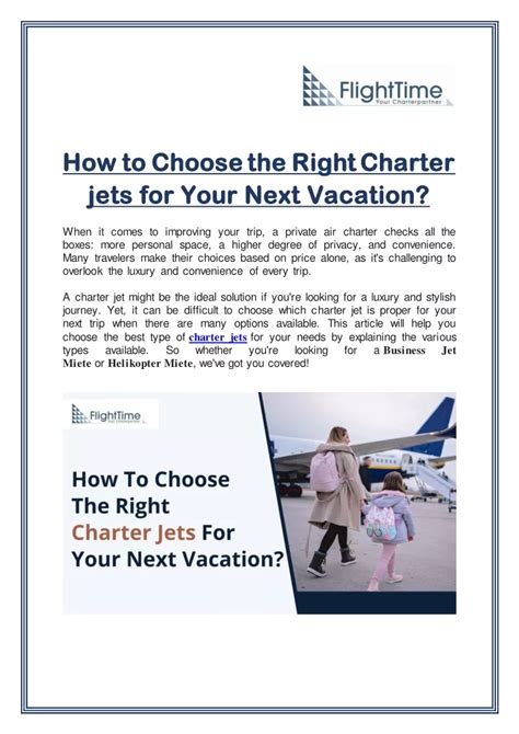 Choose the Right Charter