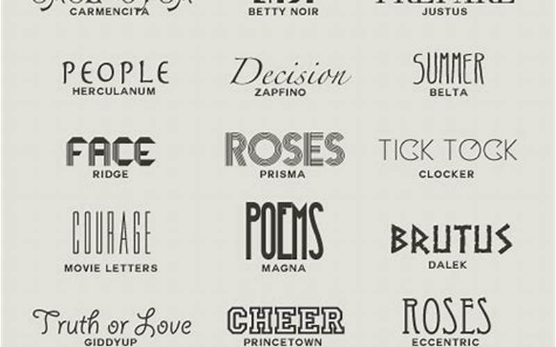 Choosing A Typeface For Aesthetically Pleasing Designs