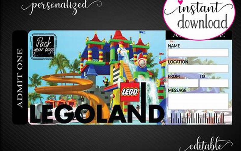 Choosing Your Legoland Tickets