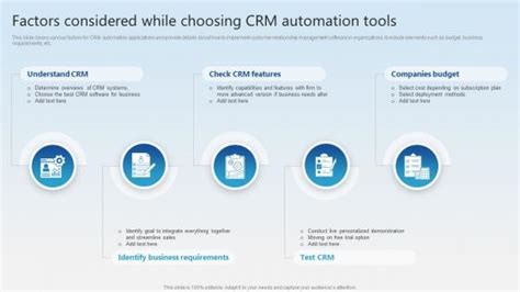 Choosing the right CRM with automation