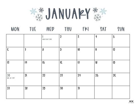 Choosing Printable Monthly Calendar