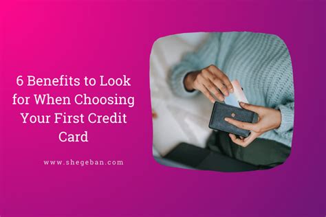 How to choose your first credit card