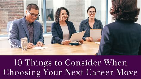 Choosing Your Next Move