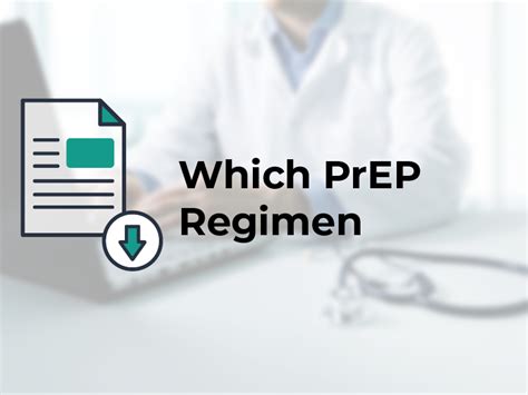 Choosing Your Prep Regimen