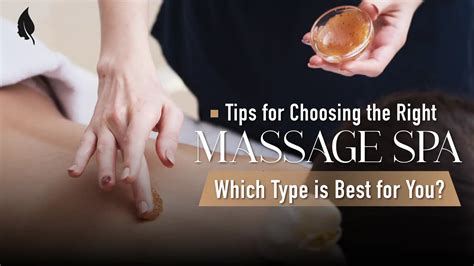 Choosing a Massage