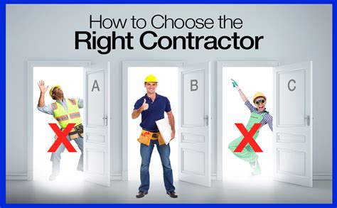 Choosing right contractor