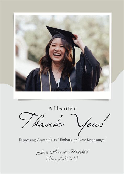 Choosing the Perfect Graduation Thank You Cards