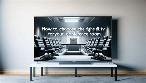 Choosing the Right Conference Room TV for your Conference Room