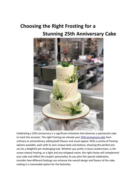 Choosing the Right Frosting