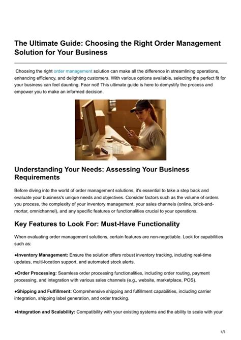 Choosing the Right Guide