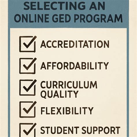 Choosing the Right Online GED Program