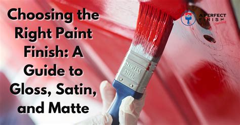 Choosing the Right Paint Finish