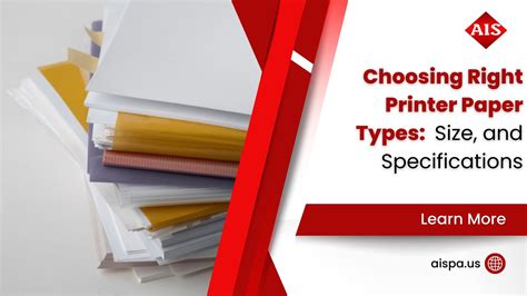 Choosing the Right Paper and Printer