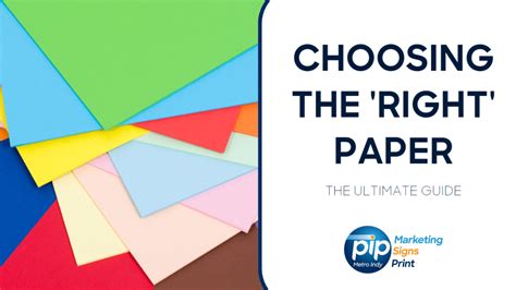 Choosing the Right Paper for Maximum Color Pop