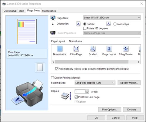 Choosing the Right Printer Settings