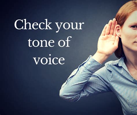 Choosing the Right Tone and Language
