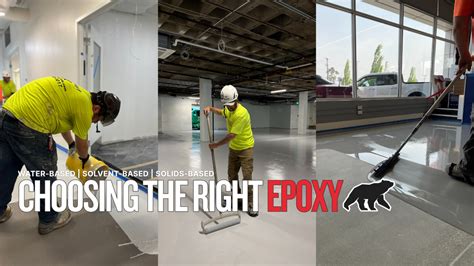 Choosing the Right Type of Epoxy