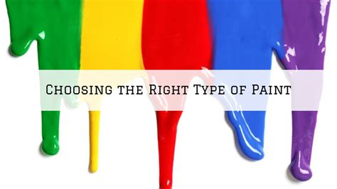 Choosing the Right Type of Paint Job